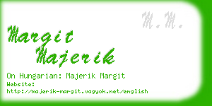 margit majerik business card